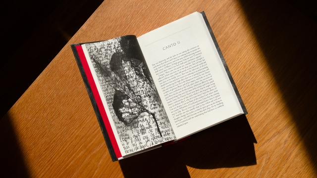The Divine Comedy - Canto II, 2-page spread.